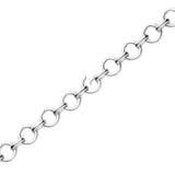 Nantucket Basket Bracelet Charm in Sterling Silver