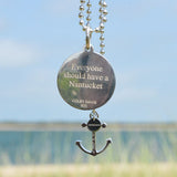 Medium Colby Davis Nantucket Charm in Grey