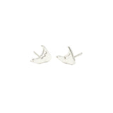 Island Stud Earrings in Silver