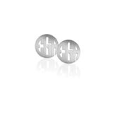 Block Monogram Post Earrings