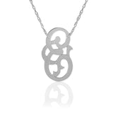 Fancy Initial Necklace by Jane Basch
