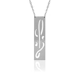 Long Pierced Letter Necklace by Jane Basch
