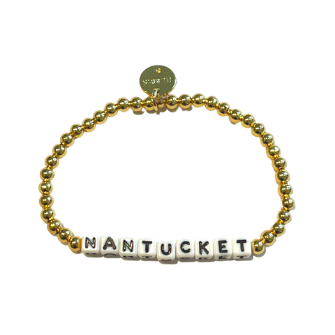 Nantucket Spinner Bracelet Charm in Gold Vermeil – Blue Beetle