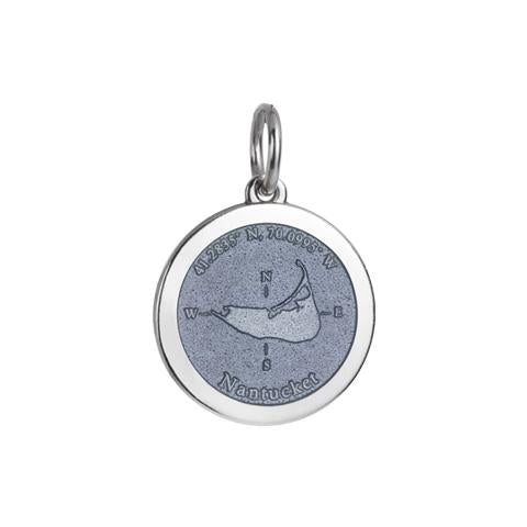 Medium Nantucket Bracelet Charm in Grey