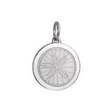 Medium Colby Davis Sanddollar Charm in White