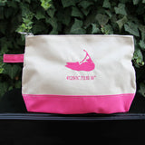 Island Make Up Bag in Hot Pink