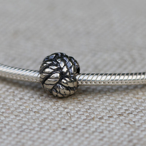 Monkey Fist Knot Charm Bead