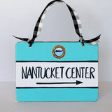 "Nantucket Center" Street Sign Ornament