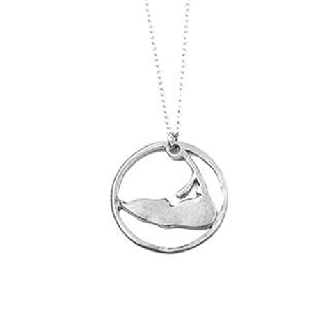 Large Ring Around Nantucket Necklace in Sterling Silver by Skar Jewelry