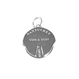 Nantucket Spinner Bracelet Charm in Sterling Silver