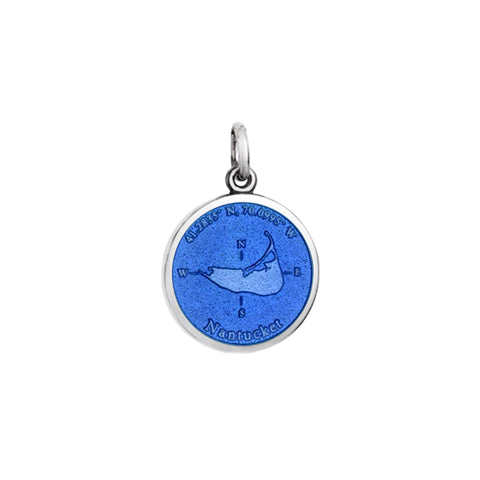 Small Nantucket Bracelet Charm in French Blue