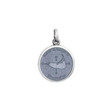 Small Nantucket Bracelet Charm in Grey