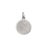 Small Colby Davis Sanddollar Charm in White