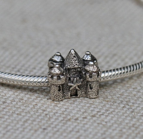 Sandcastle Charm Bead
