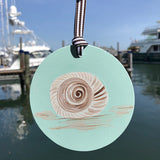 Seashell Flat Round Ornament