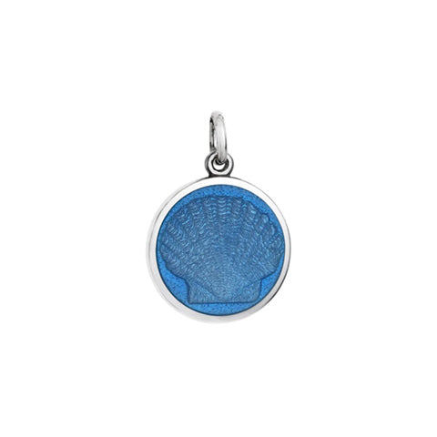 Small Colby Davis Scallop Charm in French Blue