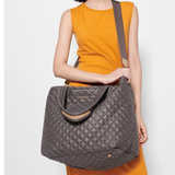 MZ Wallace Large Metro Deluxe Tote in Magnet