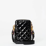 MZ Wallace Micro Crosby in Black Lacquer