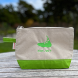 Island Make Up Bag in Lime Green