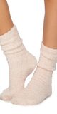 Barefoot Dreams Heathered Socks in Rose