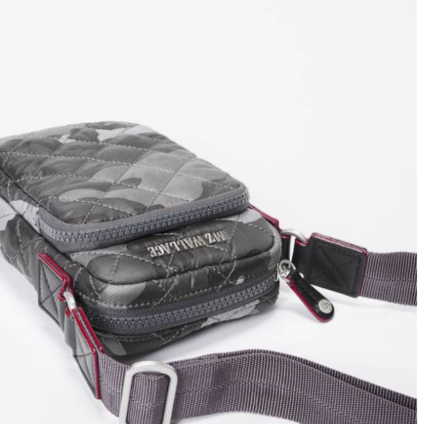 MZ Wallace XXS (Micro) Metro Crossbody in Grey Camo