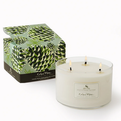 Roland Pine Triple-Wick Soy Candle