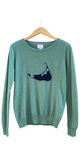 Nantucket Island Cashmere Sweater in Aspen  lol
