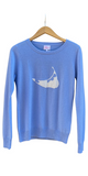 Nantucket Island Cashmere Sweater in Winter Blue
