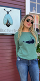 Nantucket Island Cashmere Sweater in Aspen