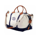 Weekender Duffle with Navy Trim