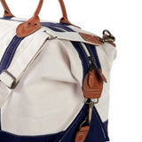 Weekender Duffle with Navy Trim