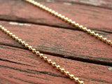 1.5MM Gold Filled Ball Chain