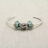 Cuff Bracelet with Nantucket Basket Charm Bead