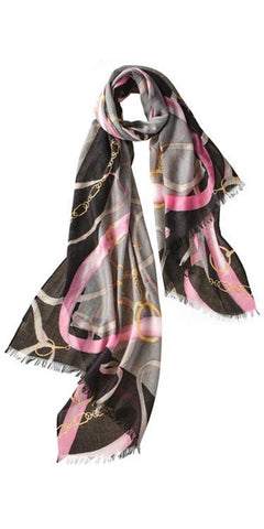 Cavello Featherweight Cashmere Scarf in Fuchsia