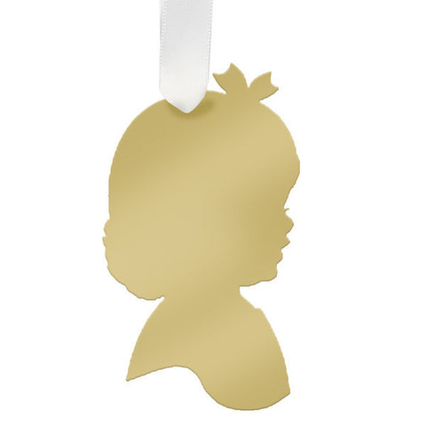 Girl Child Ornament- "Charlotte"