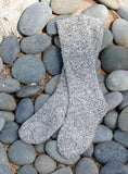 Barefoot Dreams Heathered Socks in Graphite