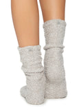 Barefoot Dreams Heathered Socks in Oyster