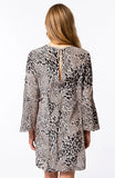 Silk Animal Print Dress