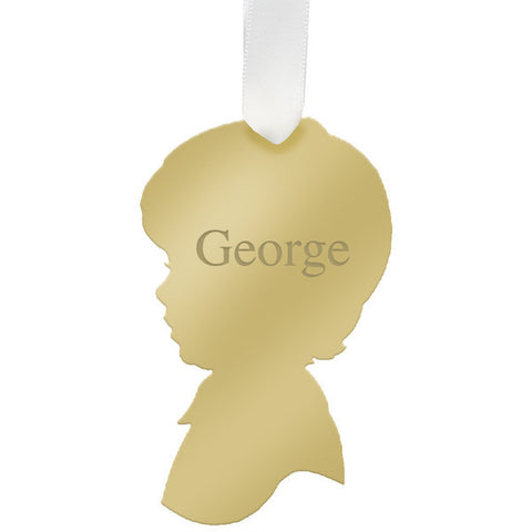 Personalized Boy Child Ornament- "George"