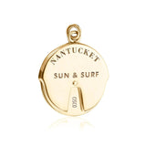 Nantucket Spinner Bracelet Charm in Gold Vermeil