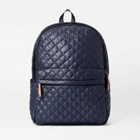 MZ Wallace Metro Backpack Deluxe in Navy Dawn