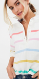 Thorley Sweatshirt in Cream Stripe