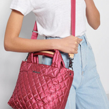 MZ Wallace Mini Metro Tote Deluxe in Peony Pearl