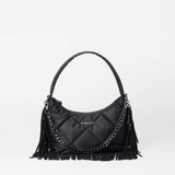 MZ Wallace Small Quilted Bowrey Shoulder bag with Fringe