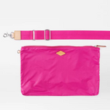 MZ Wallace Medium Metro Deluxe Tote in Bright Fuchsia with Sequins