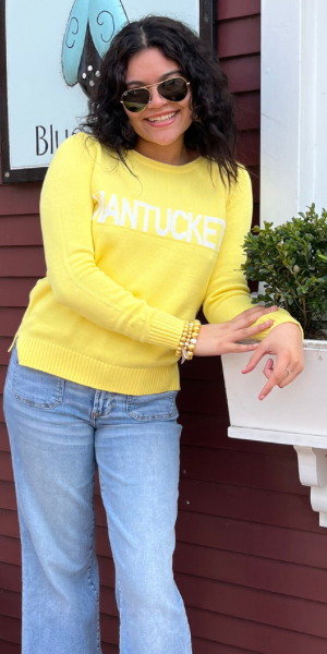 Nantucket Sweater in Yellow