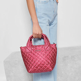 MZ Wallace Mini Metro Tote Deluxe in Peony Pearl