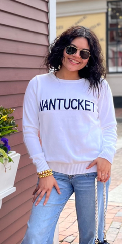 Nantucket Sweater in White
