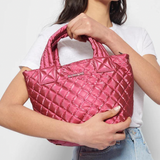 MZ Wallace Mini Metro Tote Deluxe in Peony Pearl