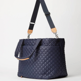 MZ Wallace Large Metro Tote Deluxe in Navy Dawn